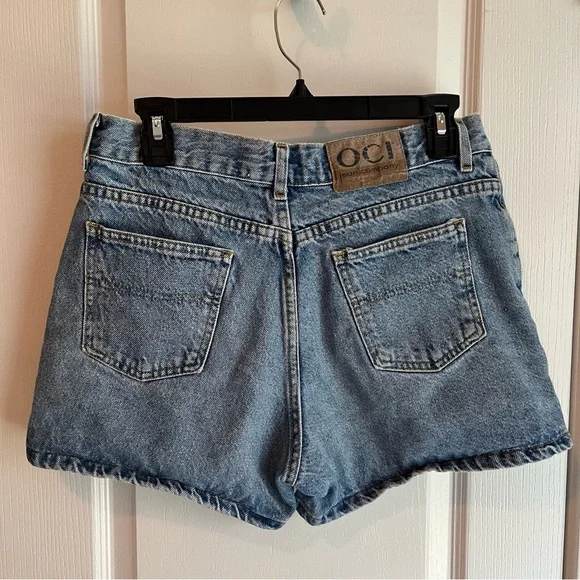 Vintage OCI Button Front Jean Shorts Size 11 - Picture 3 of 7
